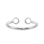 Adjustable BirthStone Ring "Cove"