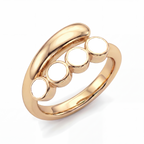 Adjustable BirthStone Ring "Lyra"
