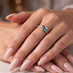 Adjustable BirthStone Ring "Lyra"