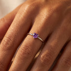Adjustable BirthStone Ring "Vela"