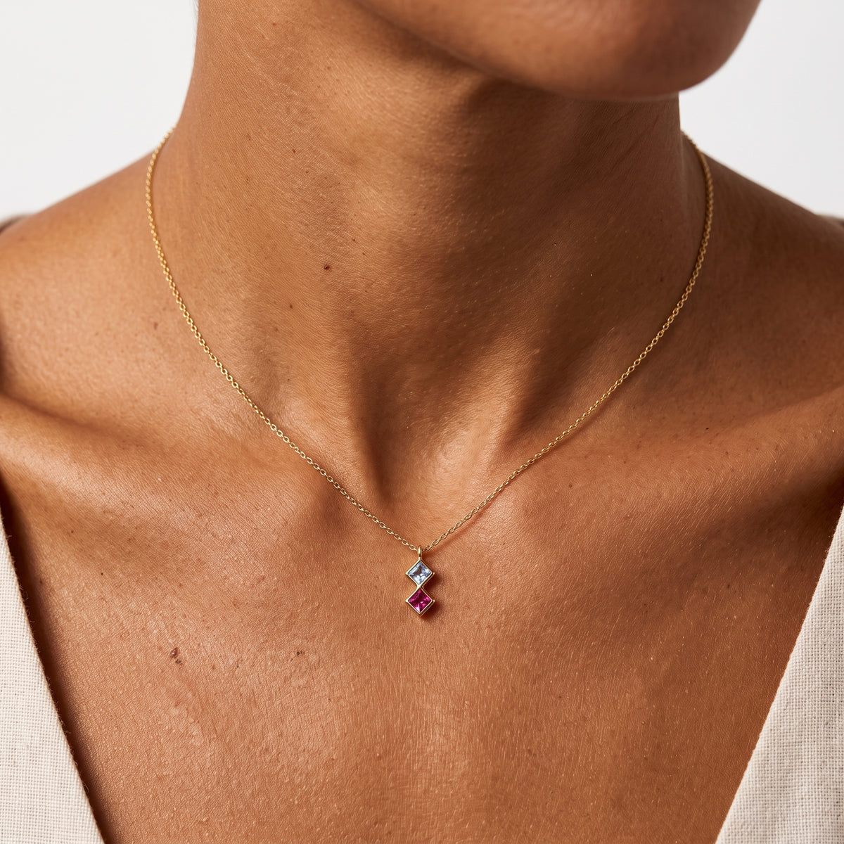 BirthStone Necklace "Luma"