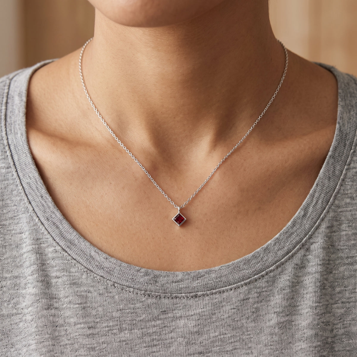 BirthStone Necklace "Luma"